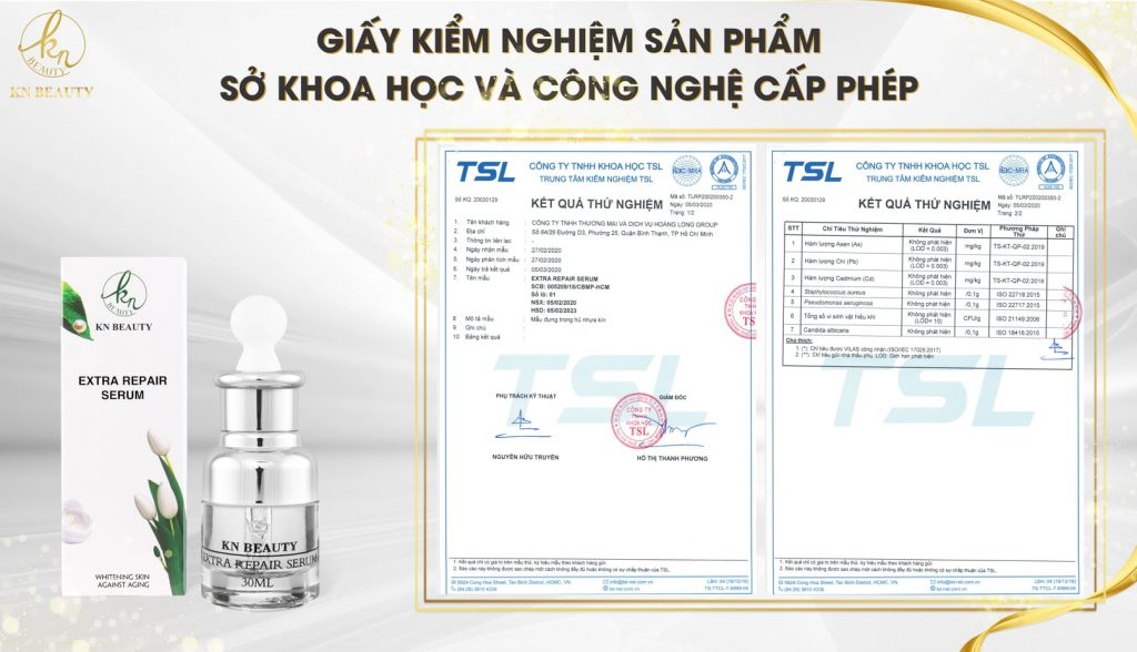 Serum Trắng Da Ngừa Nám KN Beauty Extra Repair Serum 30 ml