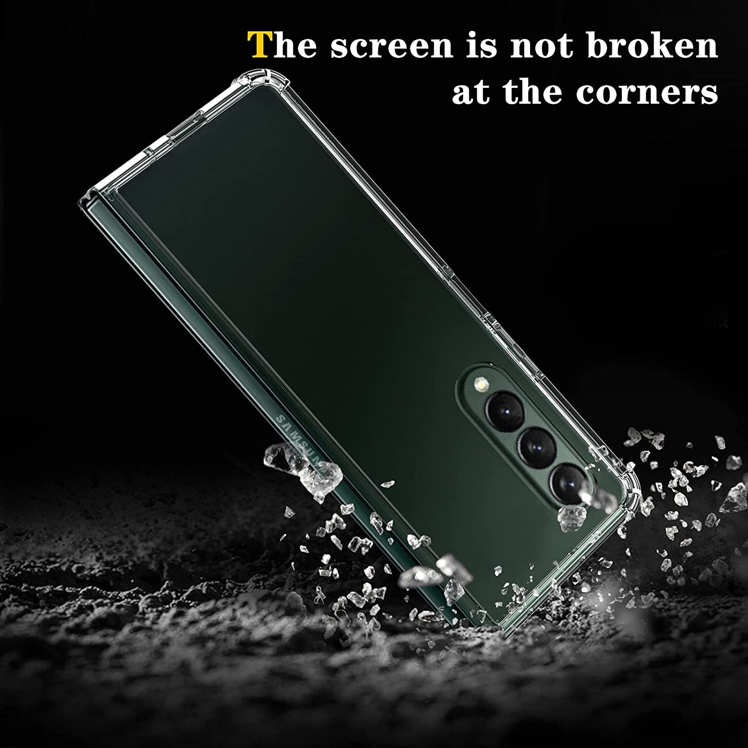 Ốp lưng cho SamSung Galaxy Z Fold4 trong suốt chống sốc