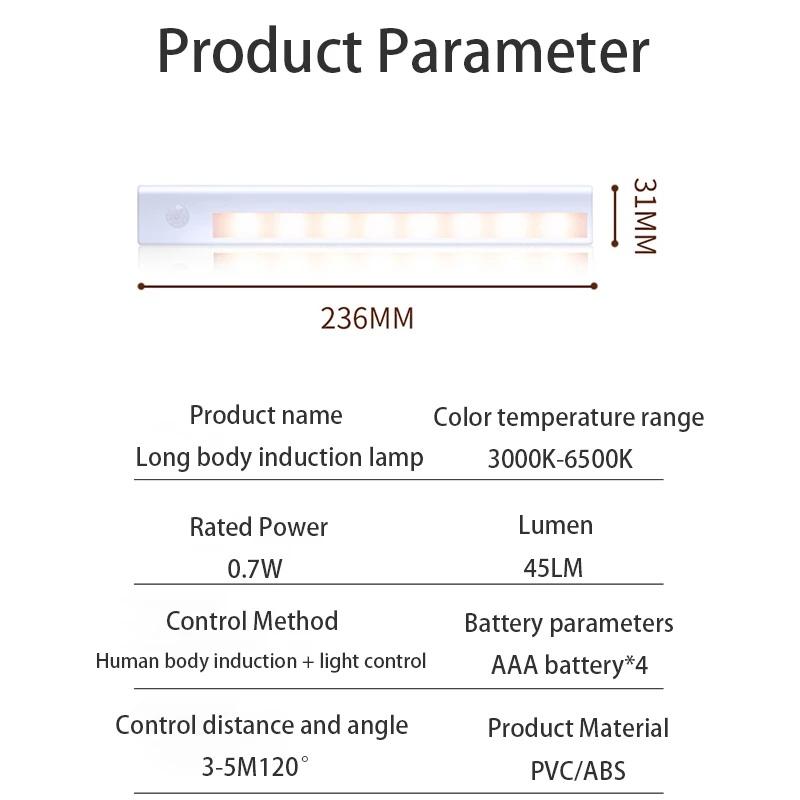 Đèn Led Không Dây Cảm Biến Chuyển Động PIR Tiết Kiệm Năng Lượng