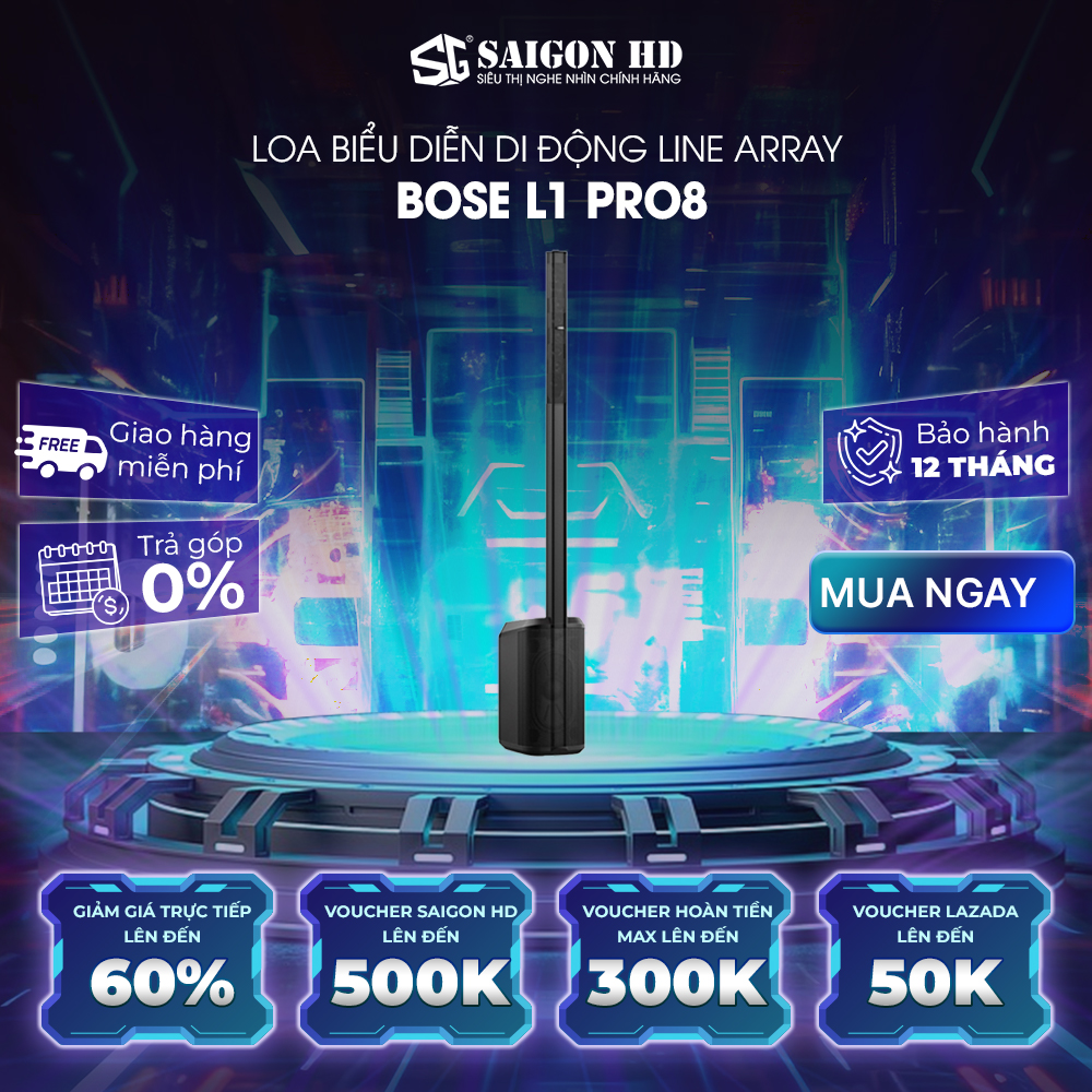Loa biểu diễn di động line array BOSE L1 Pro8 - Hàng chính hãng