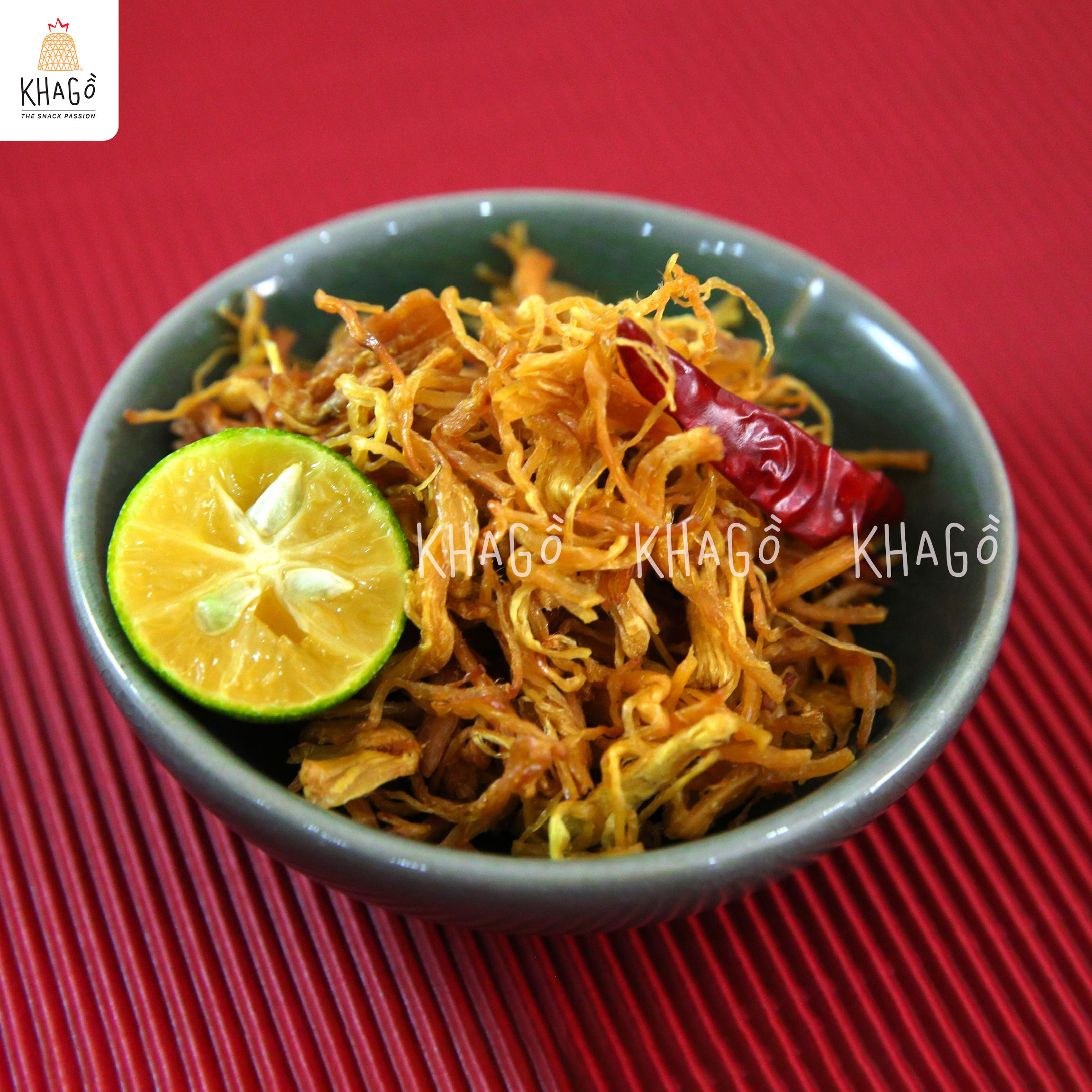KHÔ GÀ NGUYÊN VỊ 300gr | Không lá chanh, không bơ tỏi | KHA GỒ| Quà tết 2024, ăn vặt văn phòng, du lịch, đặc sản Sài Gòn
