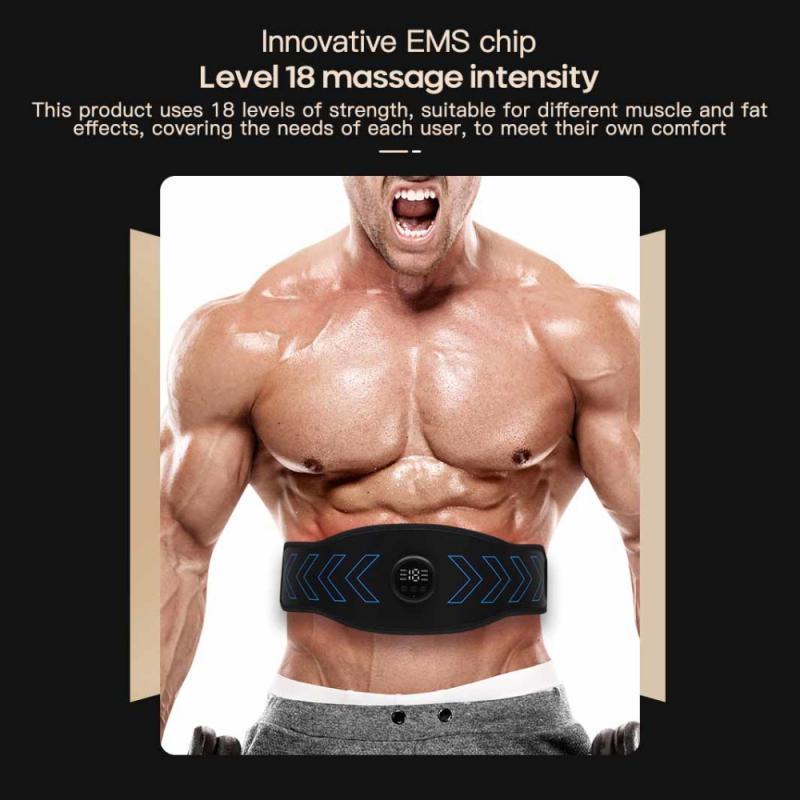 Tập Cơ Bụng Máy Bay Huấn Luyện ABS EMS Slim Cơ Máy Kích Thích Mực Săn Chắc Thể Dục Dây Hiện Tại Tập Cơ Bụng Kích Thích Huấn Luyện