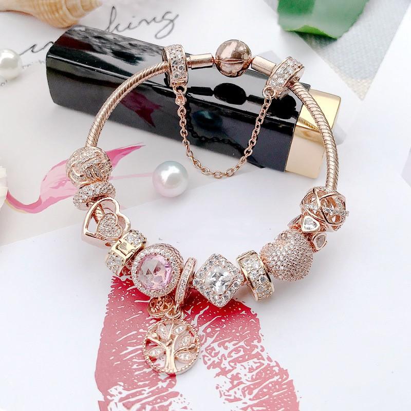 Vòng Bạc S925 ALE Cao Cấp - Vòng Charm Bạc Chuẩn S925 - Mã sản phẩm VONGBAC_DN072