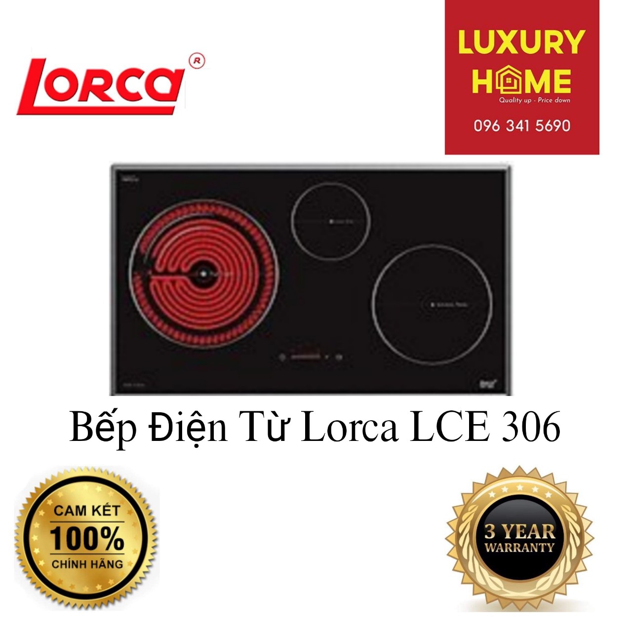 Bếp Điện Từ Lorca LCE 306 - Hàng Chính Hãng