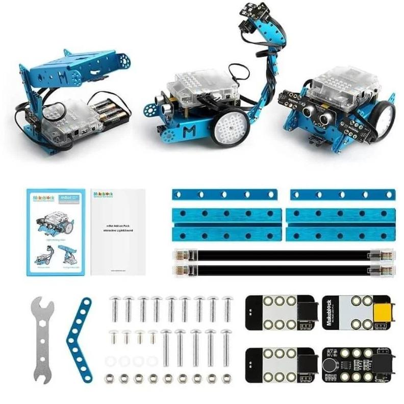 mBot Add-On Pack-Interactive Light &amp; Sound  mã 98056- Bộ bổ trợ nhận biết âm thanh ánh sáng dùng trong robot Mbot hàng nhập khẩu chính hãng