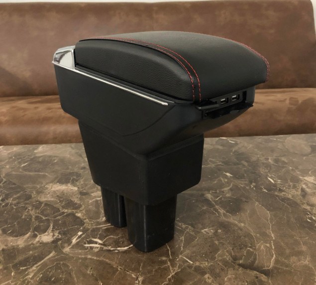 Hộp tỳ tay ô tô, xe hơi tích hợp 7 cổng USB dùng cho xe Honda City 2009-2013