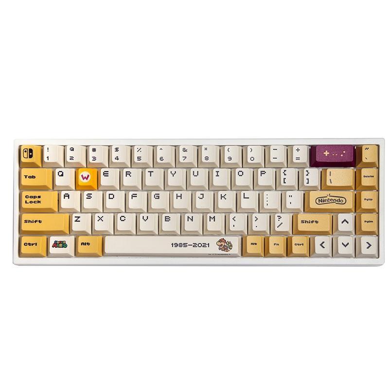 Nắp Đậy Phím 2023 Super Mario profile PBT Chuyên Dụng Cho Nhuộm Màu Thủ Công