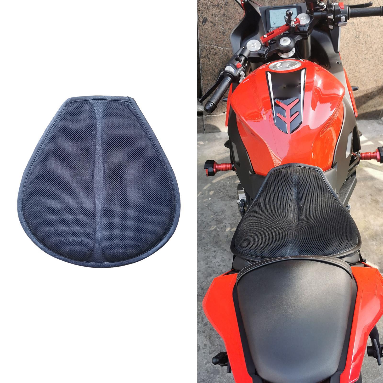 Motorcycle Seat Cushion Motorcycle Mesh Protective Seat Cover Universal Comfortable Seat Cover for Motorbike Motorcycle Easy to Install