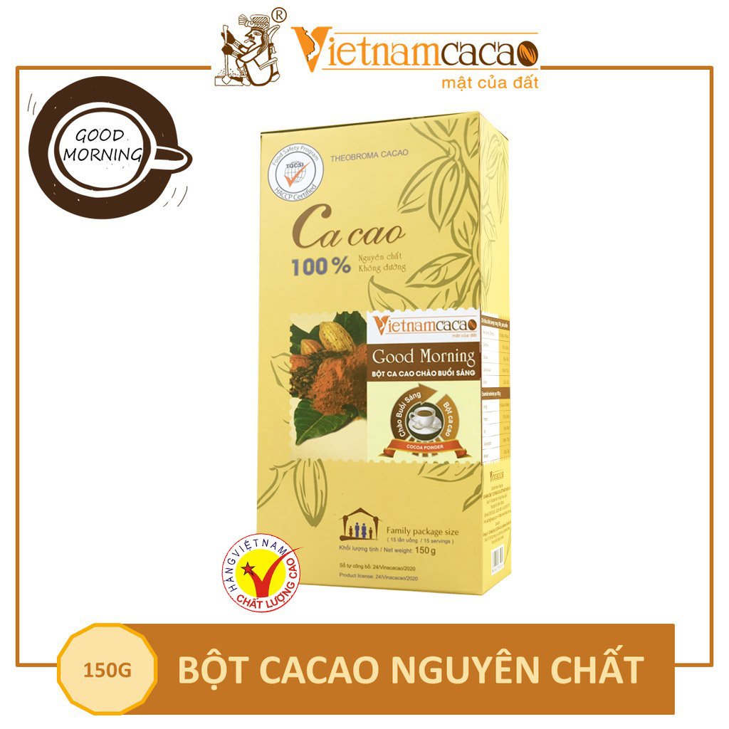 Bột Cacao Nguyên Chất Good Morning Vietnamcacao (150g)