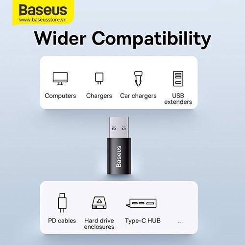 Đầu chuyển USB 3.1 sang Type C Baseus Ingenuity Series Mini OTG ( Hàng Chính Hãng)