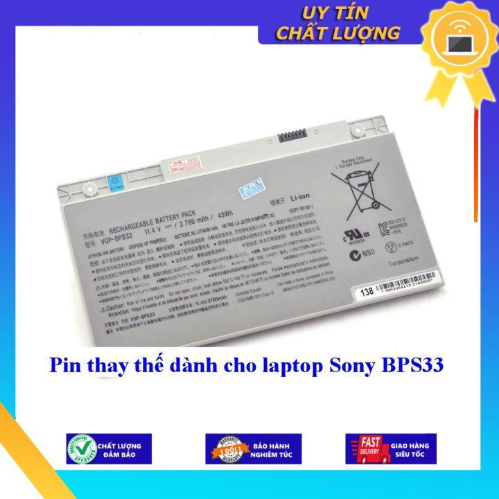 Pin dùng cho laptop Sony BPS33  - Hàng Nhập Khẩu New Seal