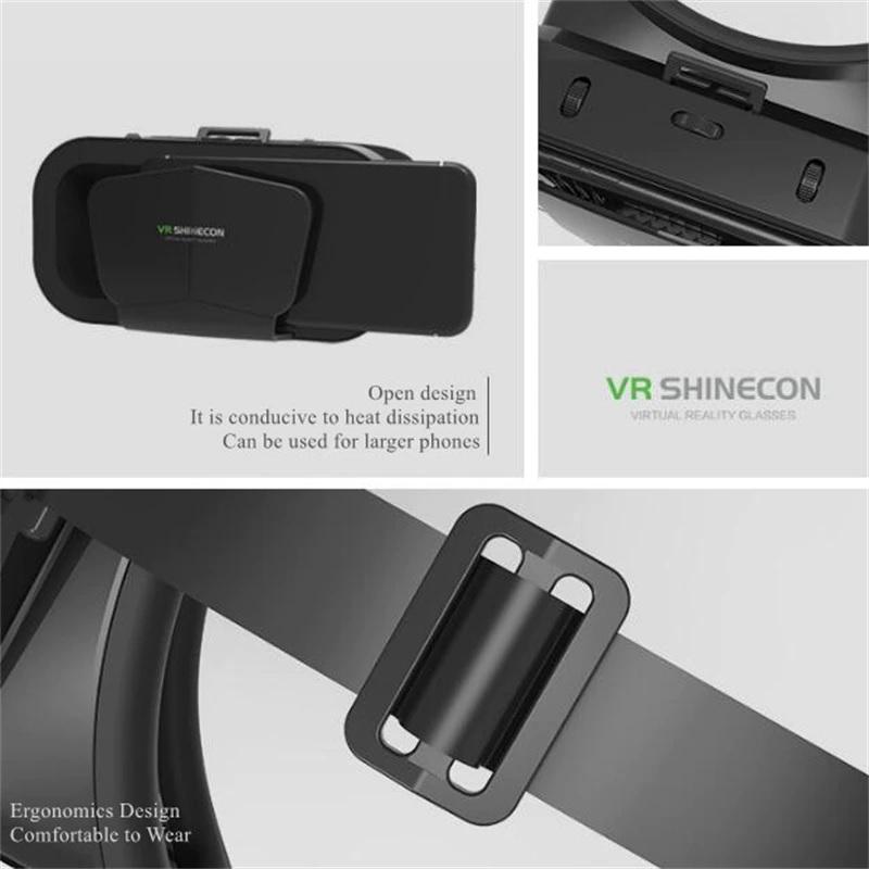 Kính Thực Tế Ảo VR SHINECON G10 Cho Điện Thoại 4.7-7.0 inch - Hàng Nhập Khẩu