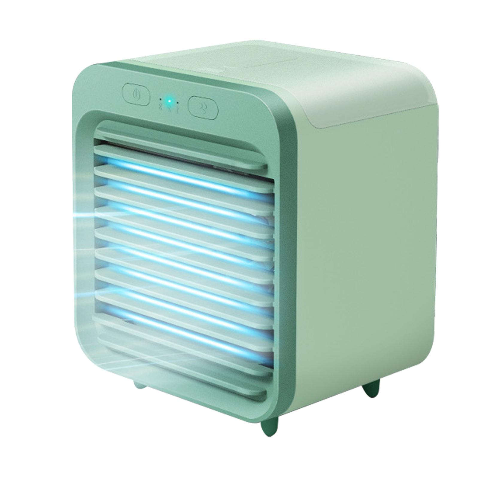 Quạt phun sương làm mát không khí để bàn cho cá nhân, gia đình - thiết kế nhỏ gọn, sạc USB, làm mát 3 tốc độ, êm ái