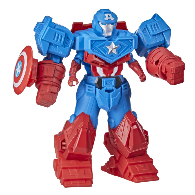 Đồ Chơi MATTEL AVENGERS Mô Hình Captain Dòng Mech Strike Tối Thượng Giáp 8 Inch F1669