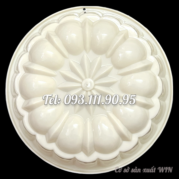 Khuôn làm bánh, rau câu hình hoa hiện đại – Loại 20 cm – Mã số 1933