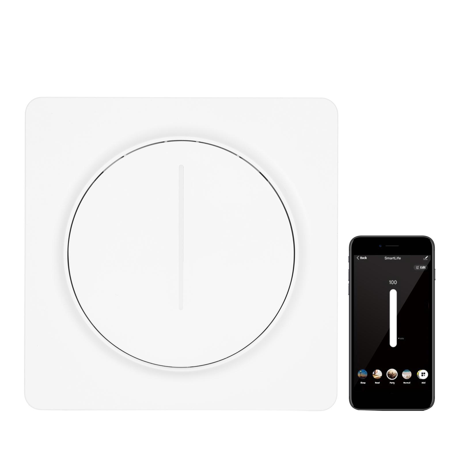 Smart WiFi Light Switch Compatible with Alexa Google Home with Remote Control Single-Pole Neutral Wire Required Tuya