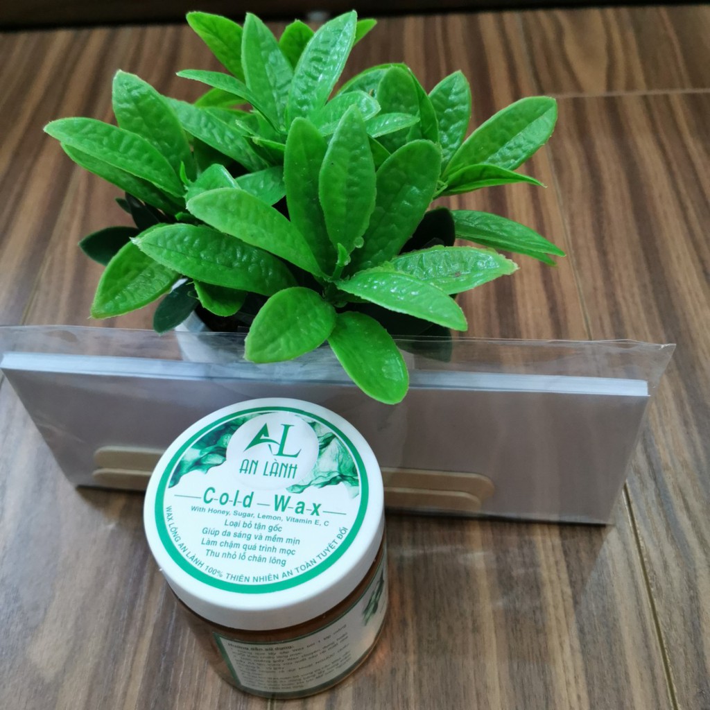 Sáp wax triệt lông shiny An Lành tặng kèm 40 giấy và que wax, sáp wax lông shiny ,wax lông Tẩy Lông