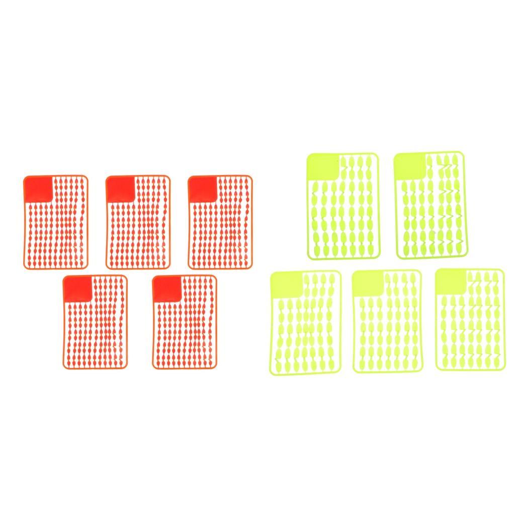 5pcs 0.47'' Durable Fishing Bait Boilie Stops Plastic Bait Dumbell Stops Hair Rig Stoppers