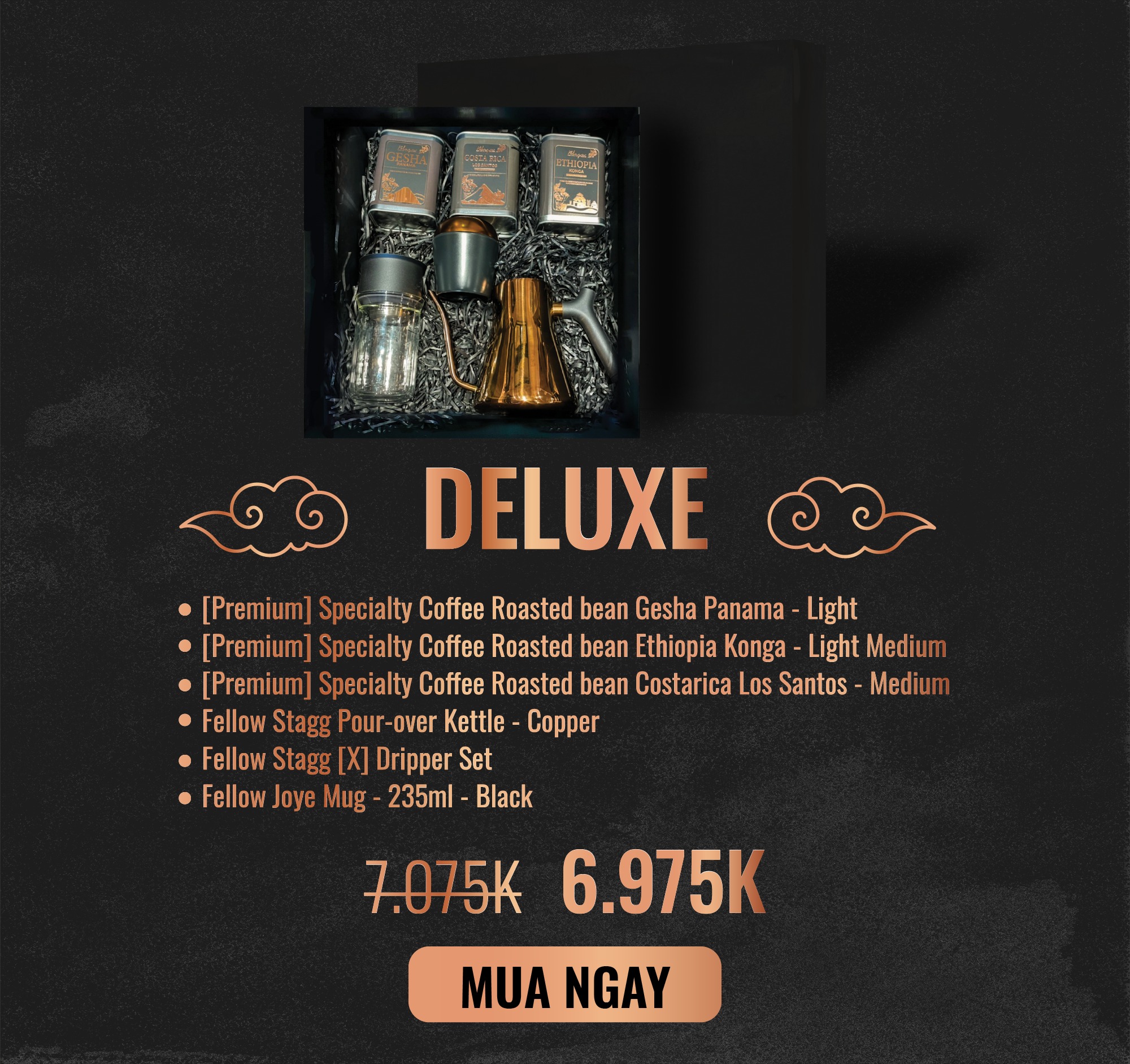 Combo Quà Tặng Premium Specialty Coffee - Deluxe
