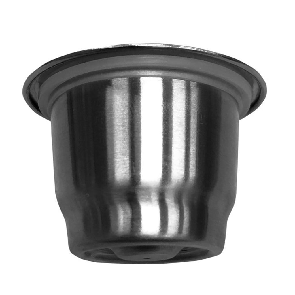 Reusable Coffee Capsule Cup Filter with Aluminum Foil Lids for Home Office