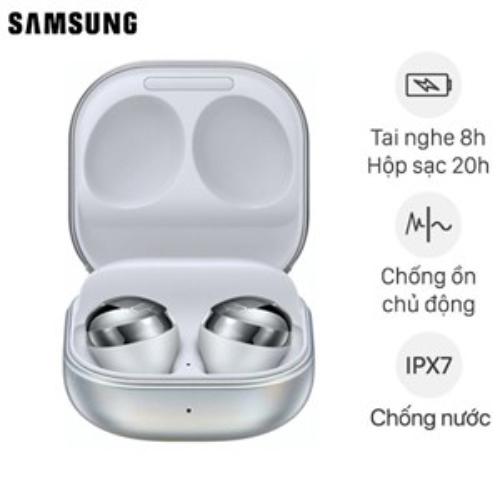 Tai nghe Bluetooth True Wireless Galaxy Buds Pro Bạc - Hàng Chính Hãng