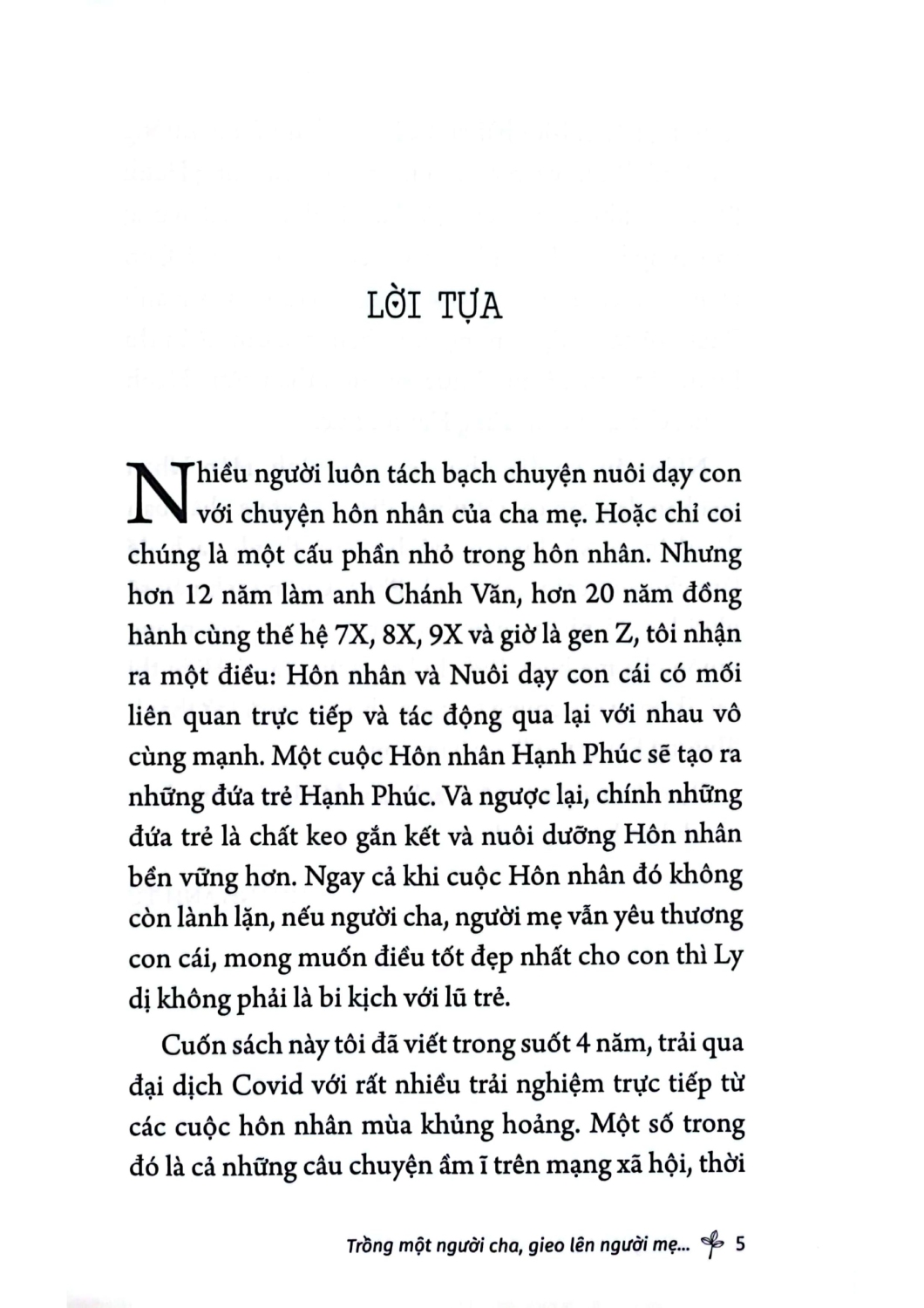 Trồng Một Người Cha Gieo Lên Người Mẹ Và Đổ Đầy Hạnh Phúc Vào Những Đứa Trẻ (PNU)