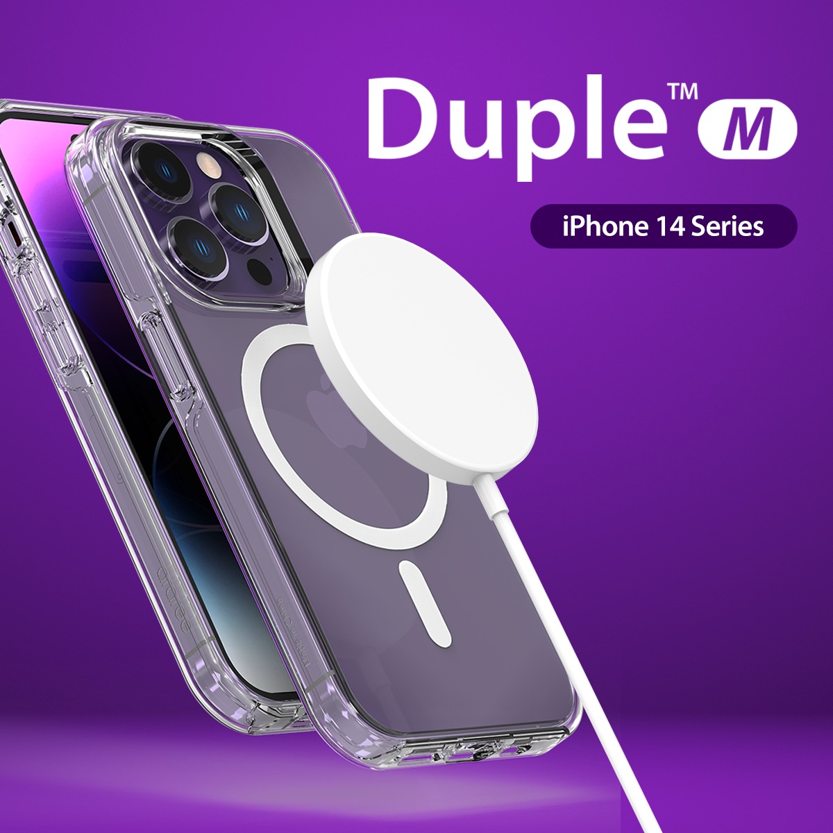 Ốp Lưng Chống Sốc ARAREE Duple M Clear Dành Cho iPhone 14 / 14 Plus / 14 Pro / 14 Pro Max - Hàng Chính Hãng