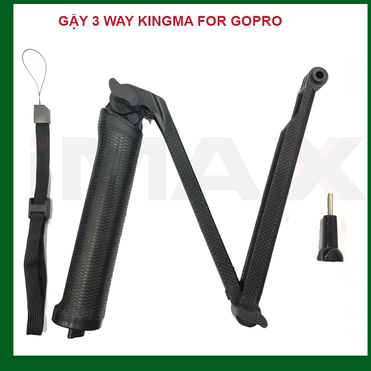 GẬY 3 WAY KINGMA FOR GOPRO - HÀNG CHÍNH HÃNG