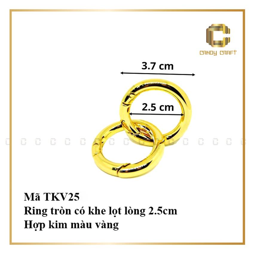 Khoen tròn (có khe mở) lọt lòng 1.8 - 2.5cm