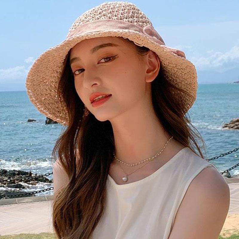 Mũ Cói Rộng Vành / Nón Rộng Vành Nữ / Nón Chống Nắng / Mũ Trùm Đầu Chống Nắng / Nón Cói Rộng Vành Chống Tia UV Thời Trang Dành Cho Nữ