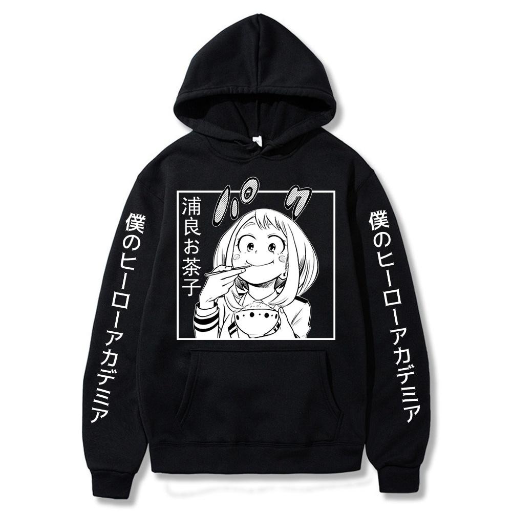 Áo Hoodie Chui Đầu In Hình Anime My Hero Academia Ochaco Uraraka Cho Nam Và Nữ