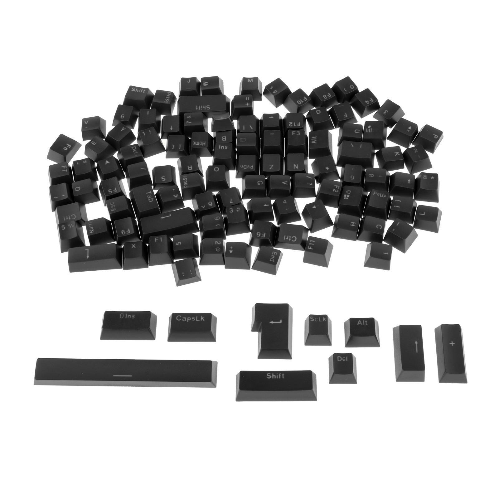 108-Key ABS Translucent Keycaps Key Cap for Mechanical Keyboard