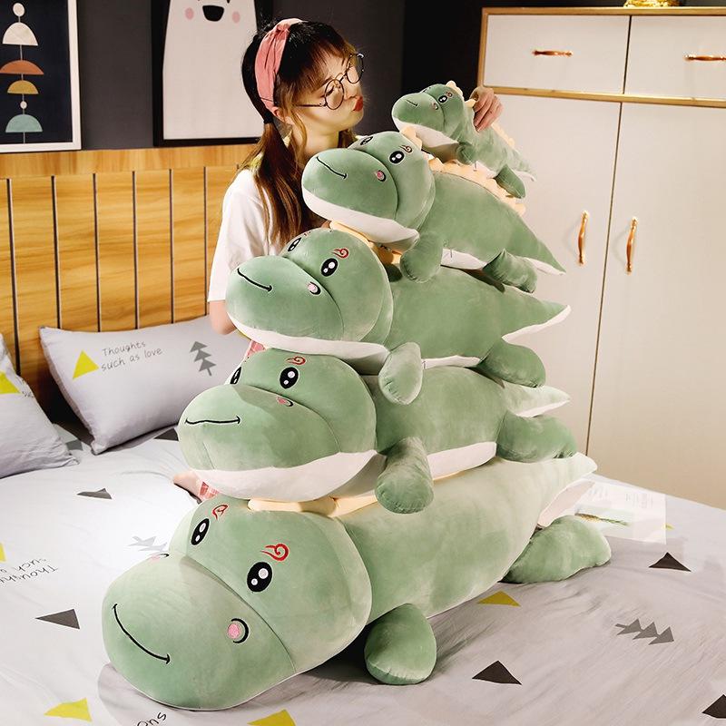 50-150CM Dài Khủng Long Đáng Yêu Sang Trọng Đồ Chơi Hoạt Hình Hình Khủng Long Búp Bê Nhồi Bông Bạn Trai Gối Trẻ Em Gái Sinh Nhật quà Tặng