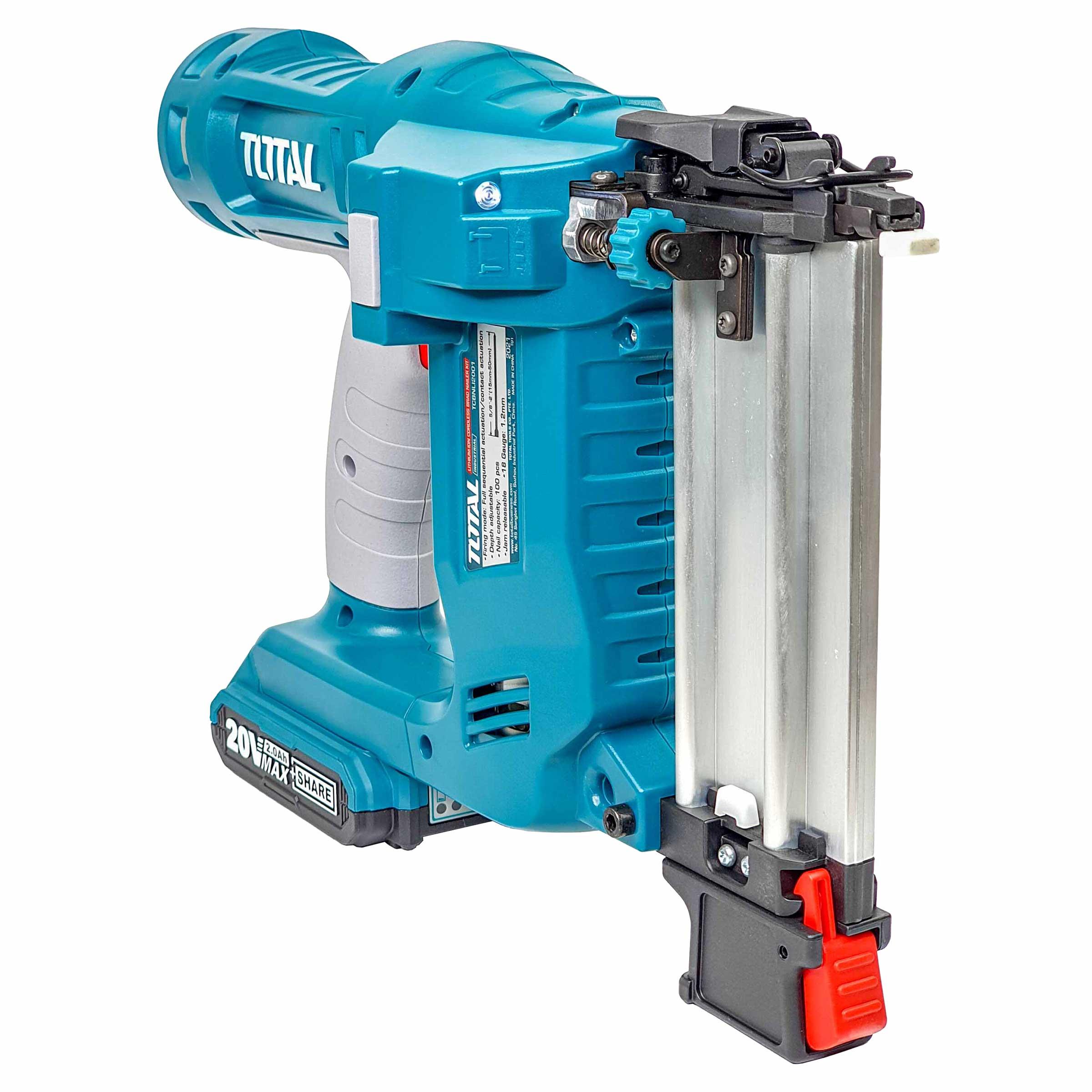 MÁY BẮN ĐINH DÙNG PIN 20V TOTAL TCBNLI2001 - HÀNG CHÍNH HÃNG