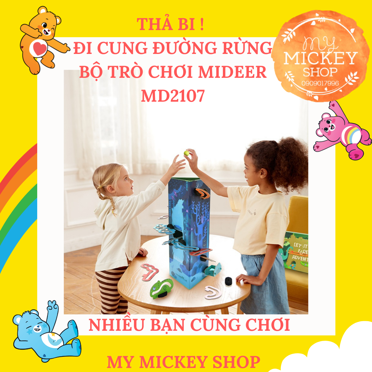 Mideer Let it roll - Trò chơi Thả bi - Đua cung đường rừng dành cho bé từ 6 tuổi - MD2107