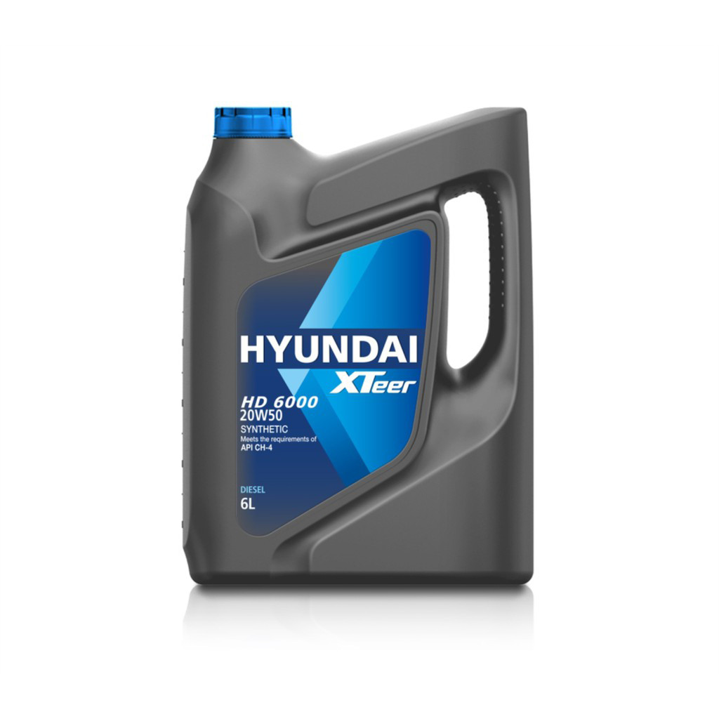 Dầu nhớt xe hạng nặng Hyundai HD6000 20W50 CH4 6 lít