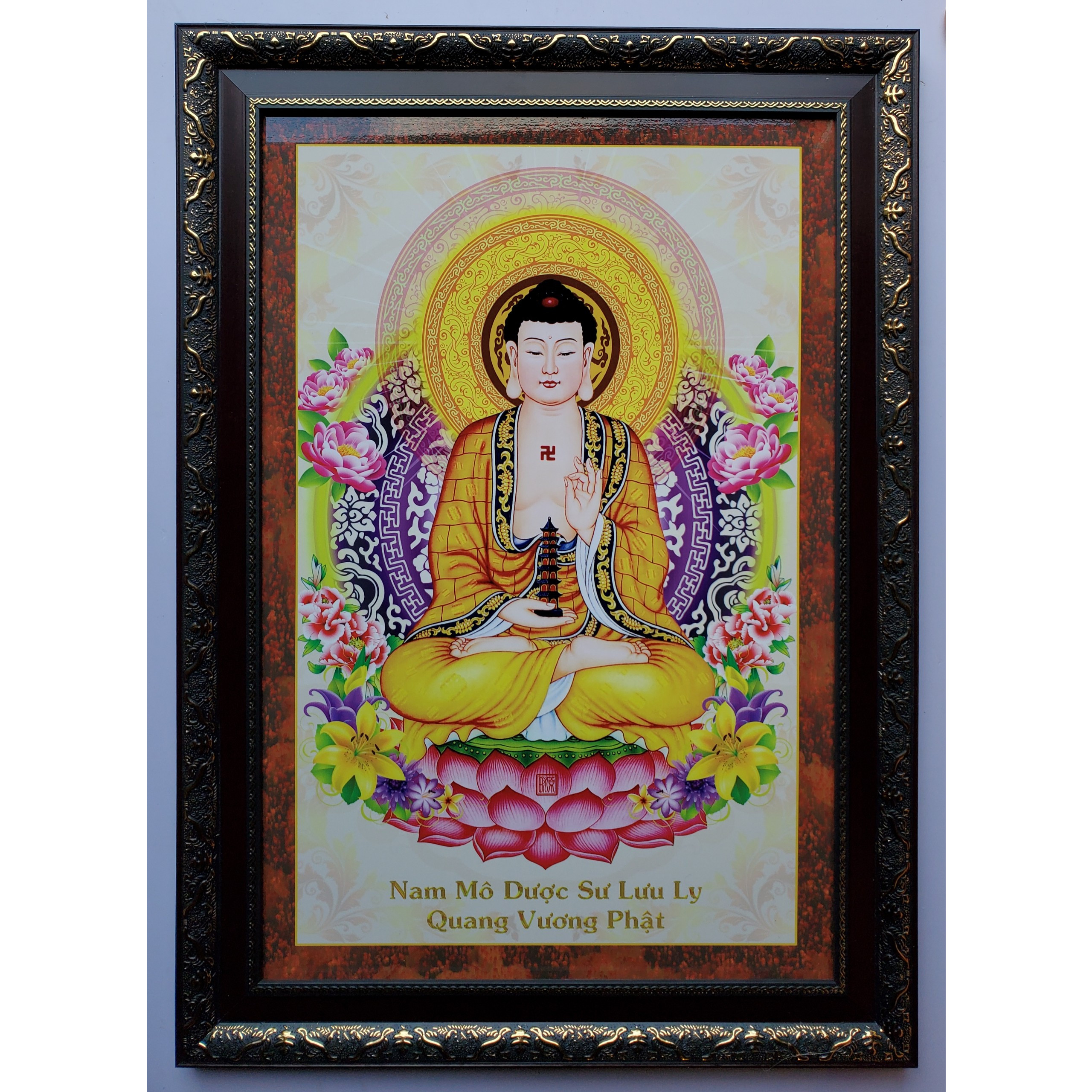 TRANH IN DẦU - PHẬT TÍCH CA -PHẬT BỒ TÁT