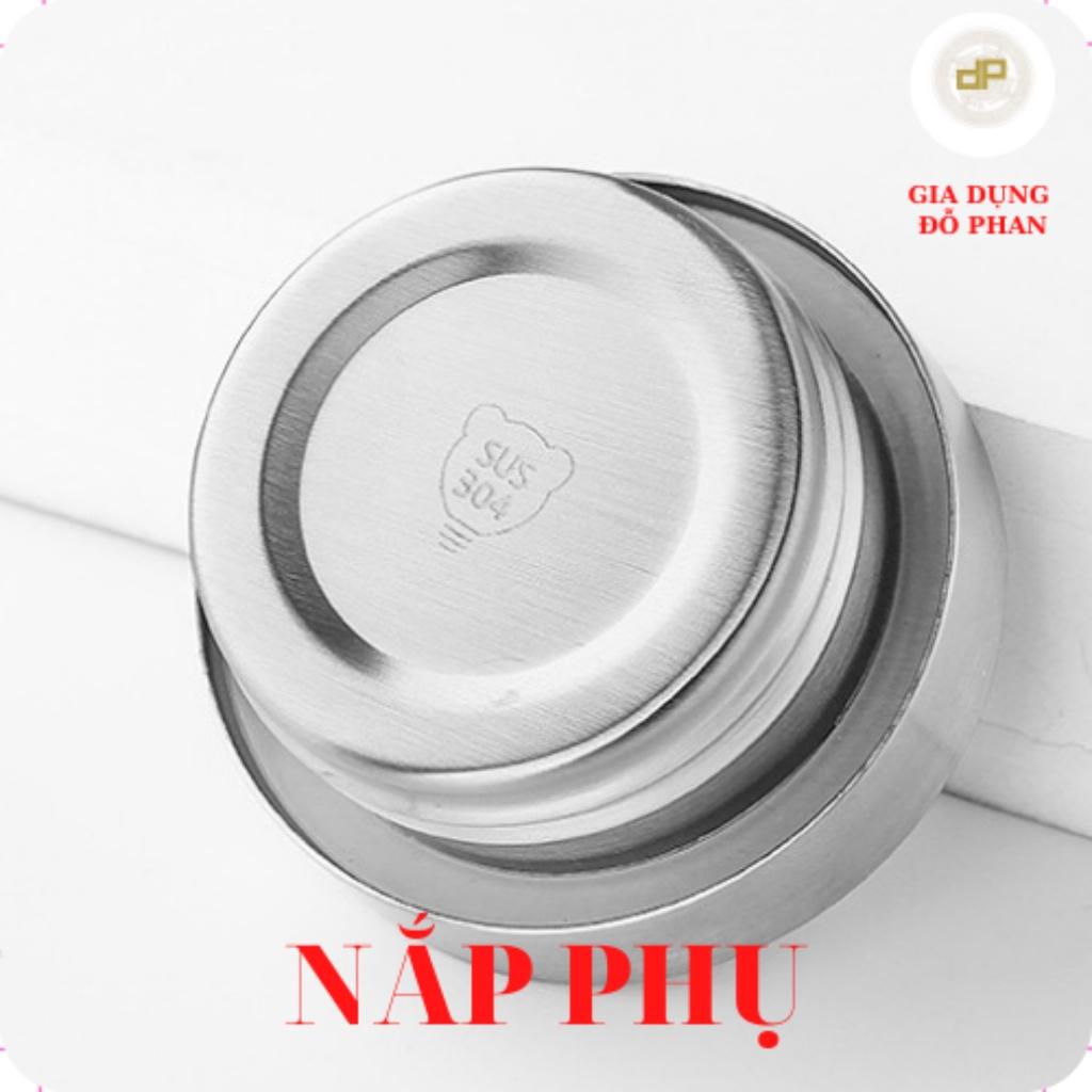 Bình giữ nhiệt inox 304 cao cấp KD 3 lớp giữ nóng và lạnh 24h, có lưới lọc trà, nắp uống nước