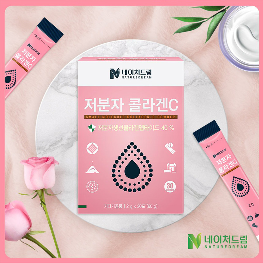 Bột Collage hỗ trợ làm đẹp da chống lão hóa  Nature Dream Small Molecule Collagen - C Powder