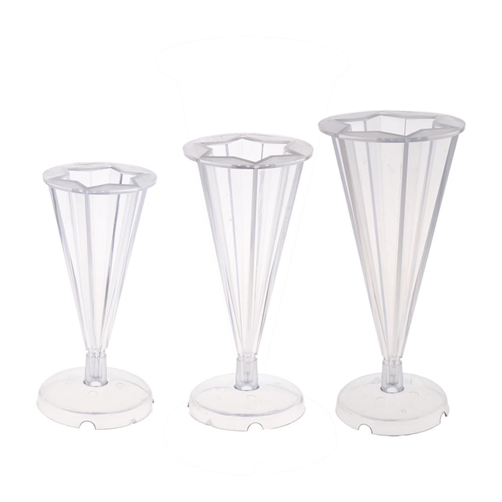 Cone Plastic Candle Mold Soap Mould for DIY Candle Soap Making Crafts 140mm