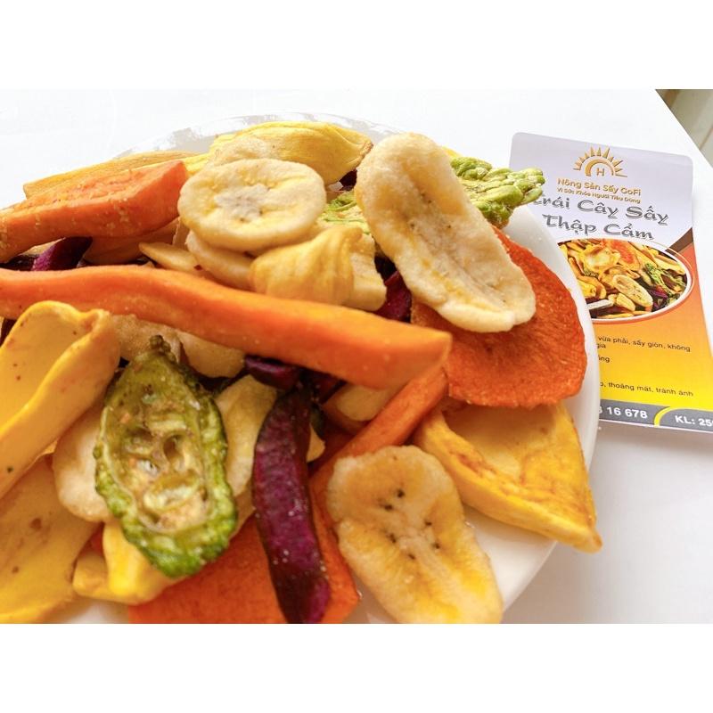 Trái cây sấy thập cẩm Di Linh_Đà Lạt hàng chuẩn loại 1  250Gram