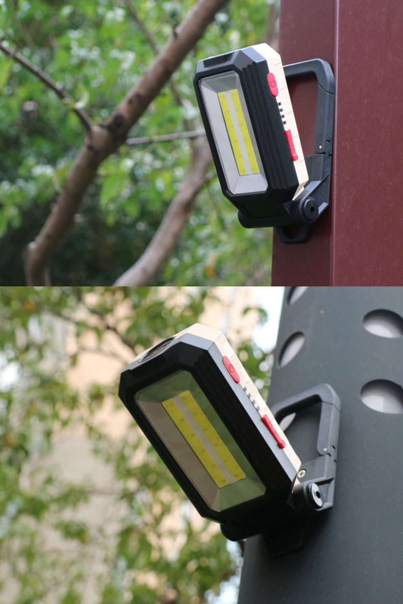 Đèn led đa năng sạc điện treo tường, bám trên bề mặt bằng sắt với 4 chế độ ánh sáng siêu chuyên dụng du lịch, cắm trại M560