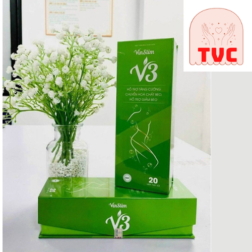 Combo 2 Hộp VINSLIM V3 - Viên Sủi giảm cân nhanh, an toàn, hiệu quả
