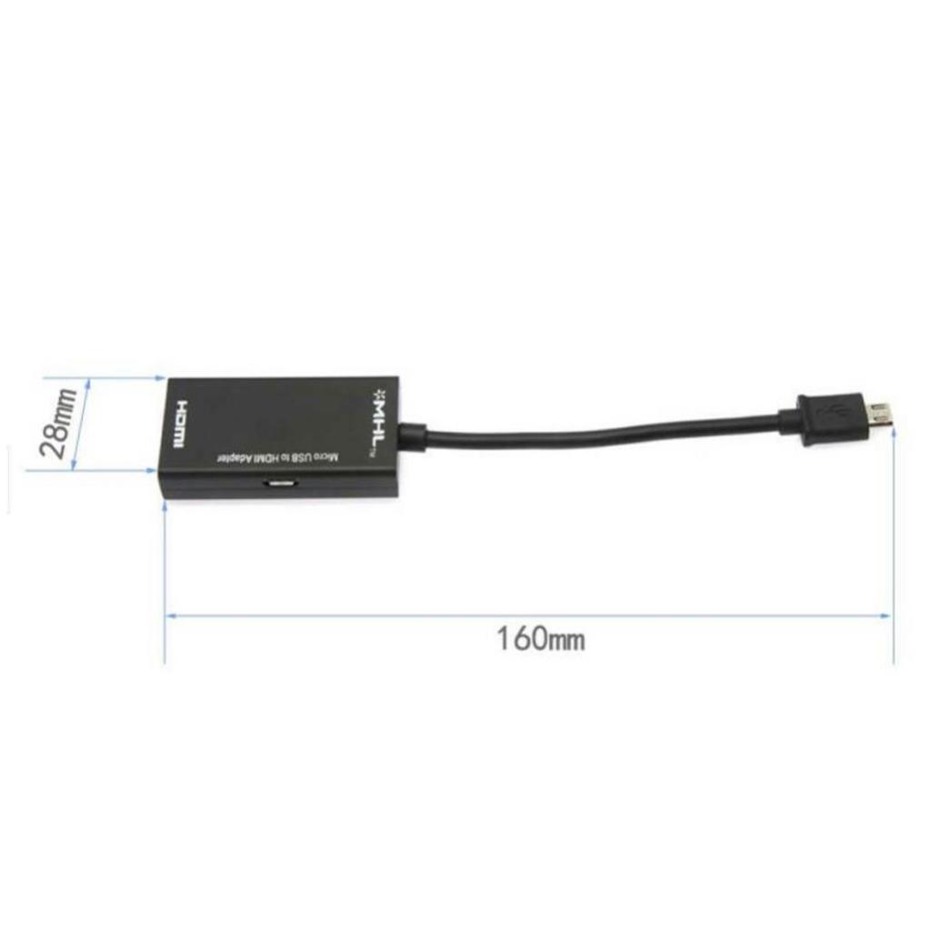 Universal Micro USB 2.0 Male to HDMI Converter Cord for Android Tablet