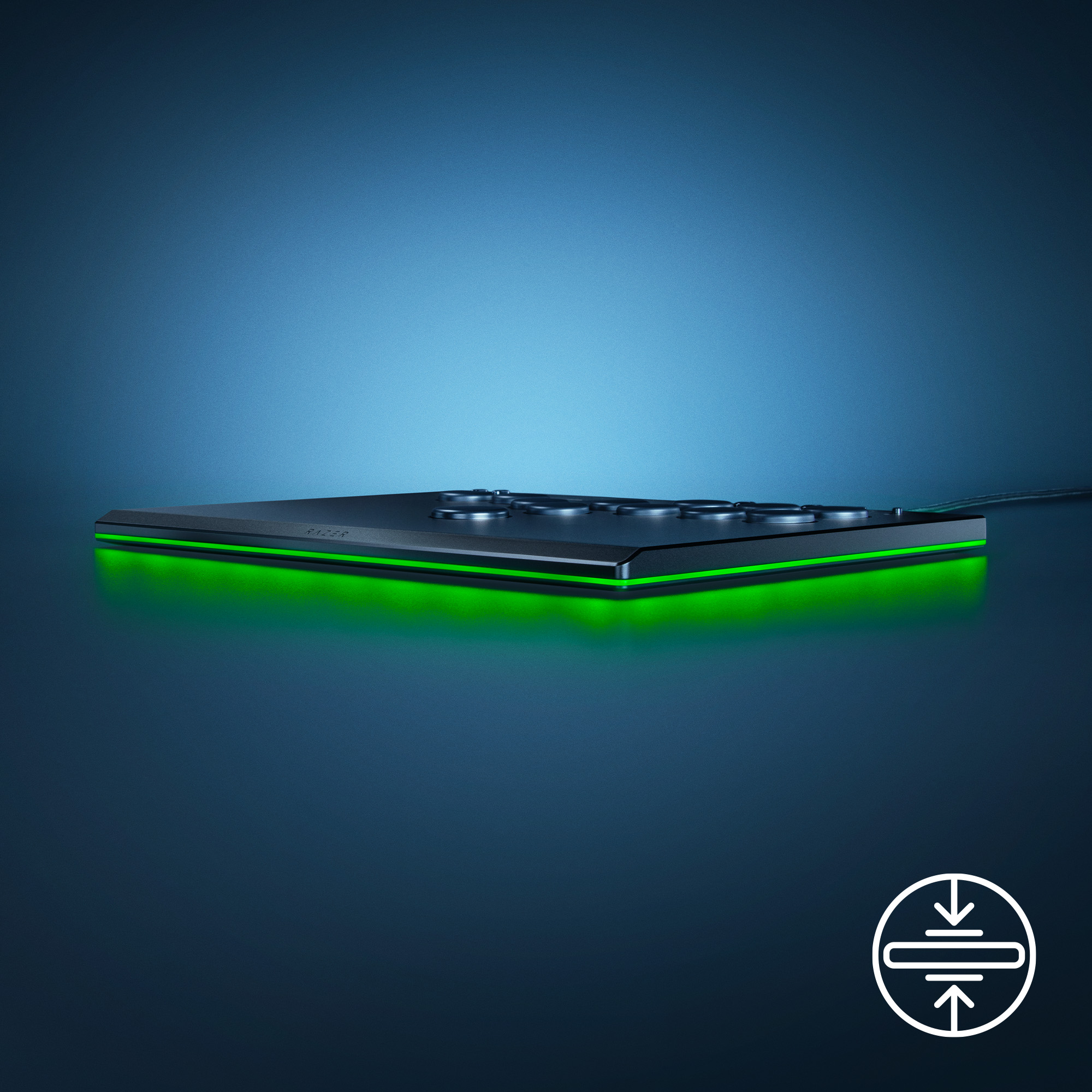 Razer Kitsune - All-Button Optical Arcade Controller for PS5™ and PC | Low-Profile Optical Switches | Slim Form Factor | Removable Top Plate | Chroma RGB Lighting | USB Type C