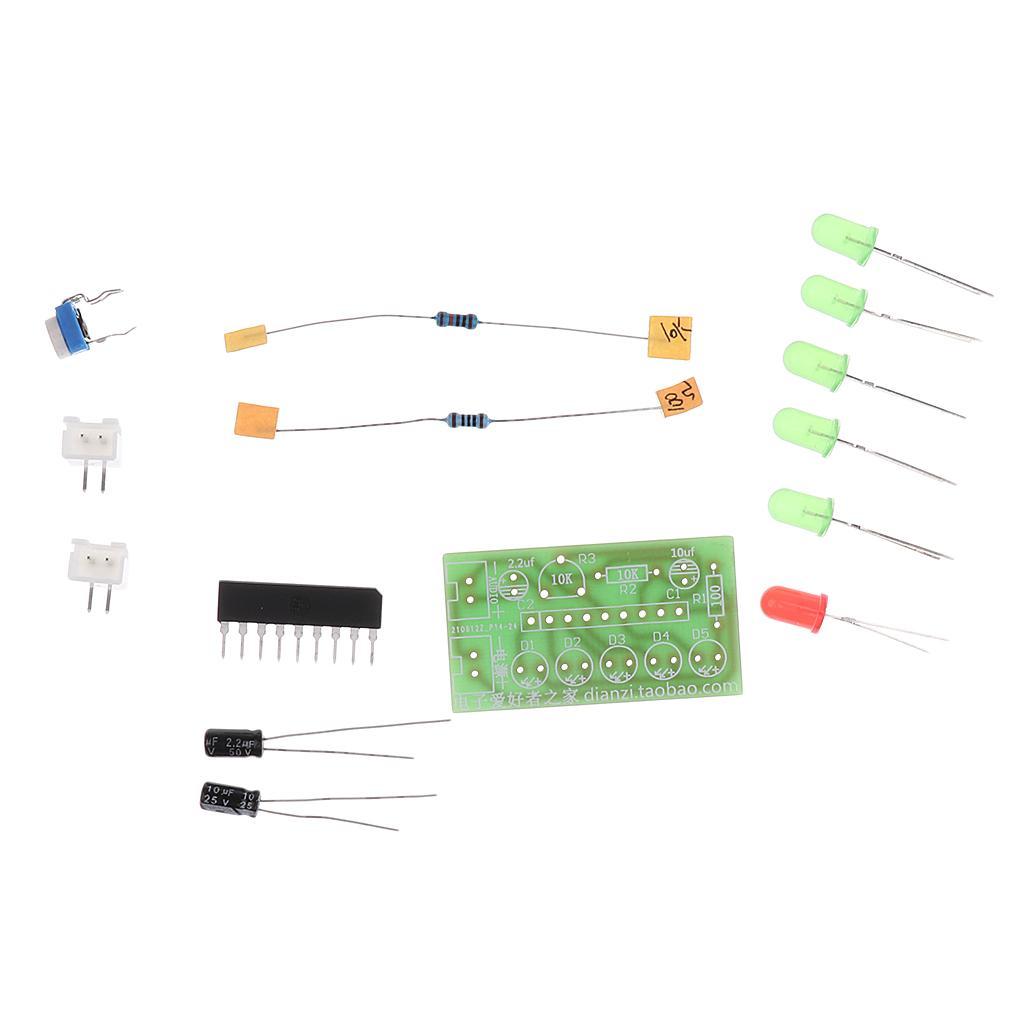 5 LED Audio Level Indicator / Audio Meter Level Indicating 3.5-12V