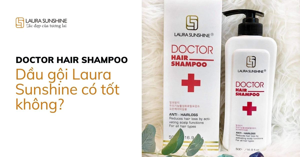 Dầu Gội Kích Thích Mọc Tóc, Giảm Rụng, Khỏe Laura Sunshine Doctor Shampoo Hàn Quốc 500ml - Nhật Kim Anh