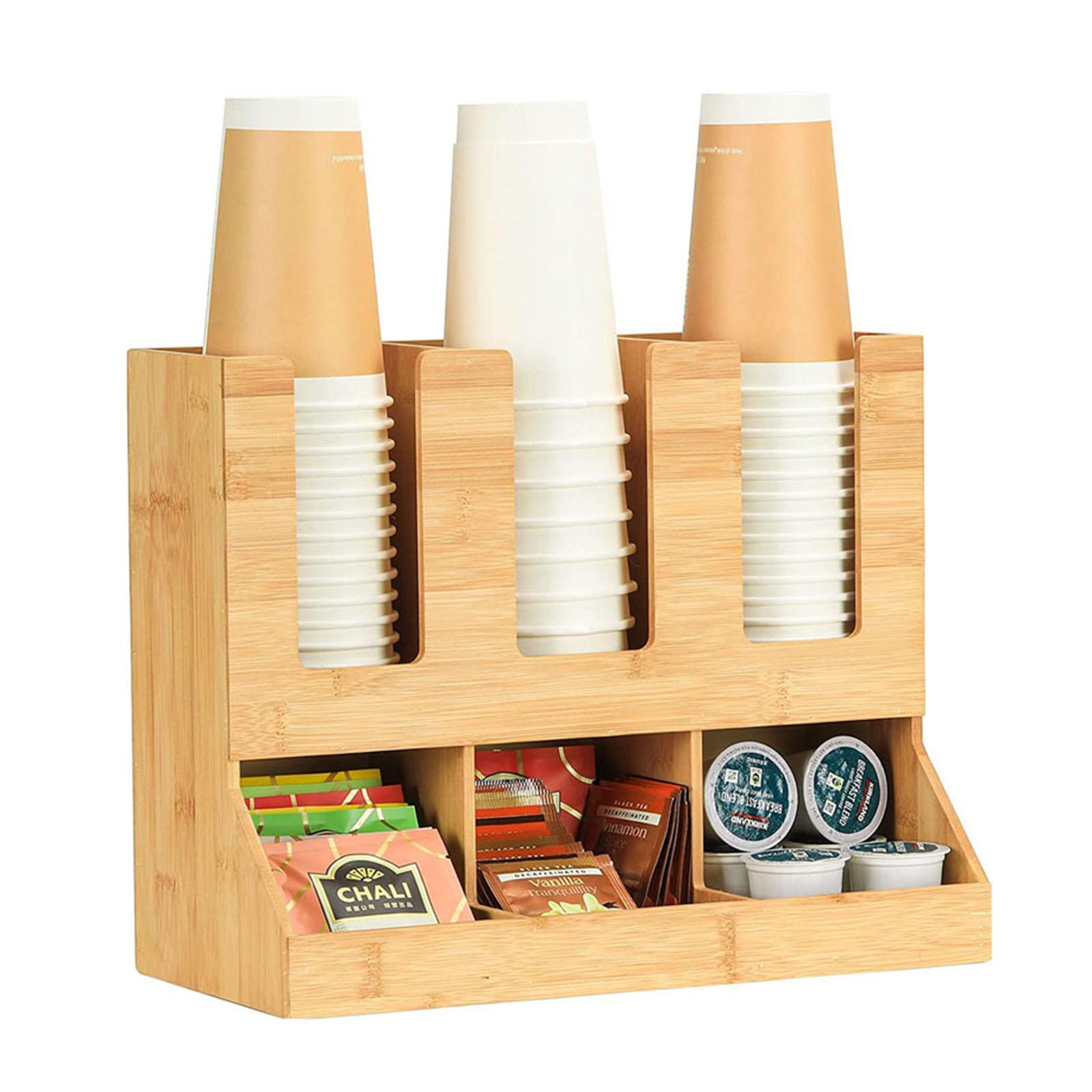 Organizer Breakroom Accessories Caddy Coffee Bar Accessories Organizer for Gatherings