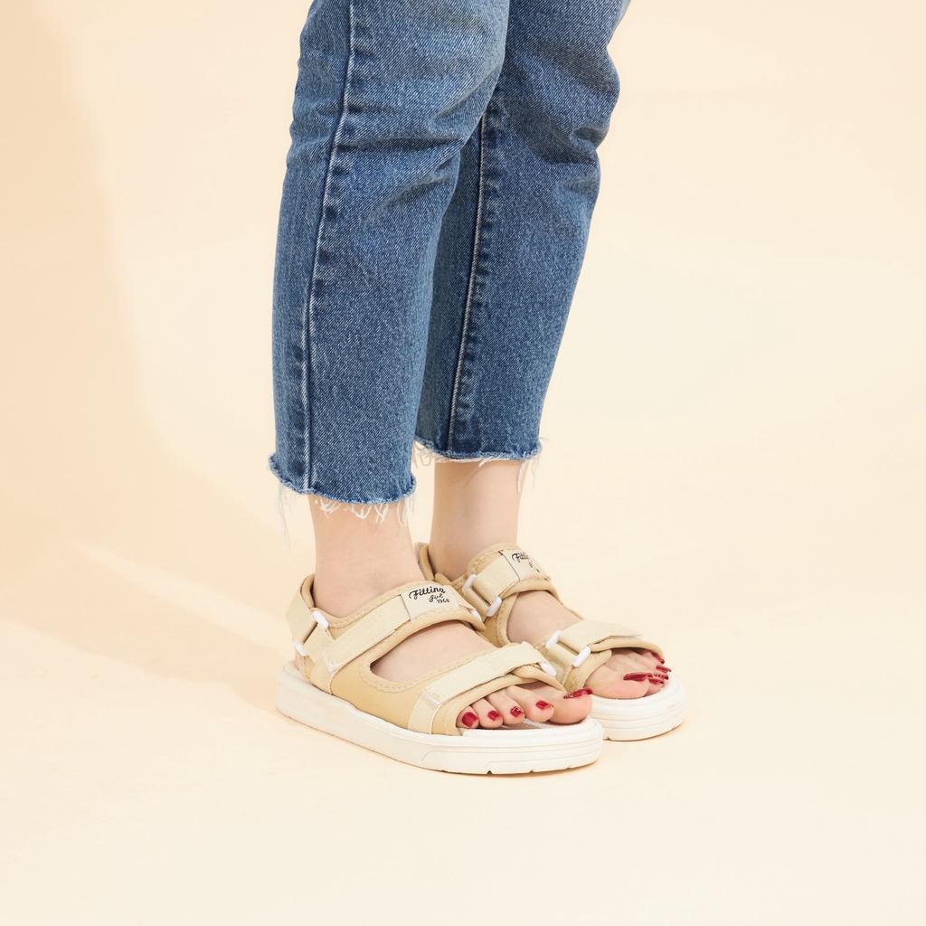 Giày MWC 2933 - Giày Sandal Nữ Quai Ngang Đế Bằng Kiểu Dáng Streetwear Năng Động Thời Trang