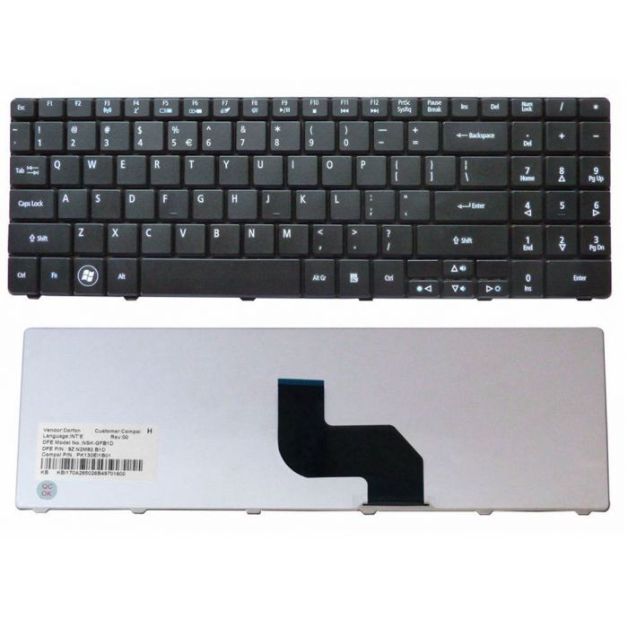Bàn phím dành cho laptop Gateway NV52, NV53, NV54, NV56